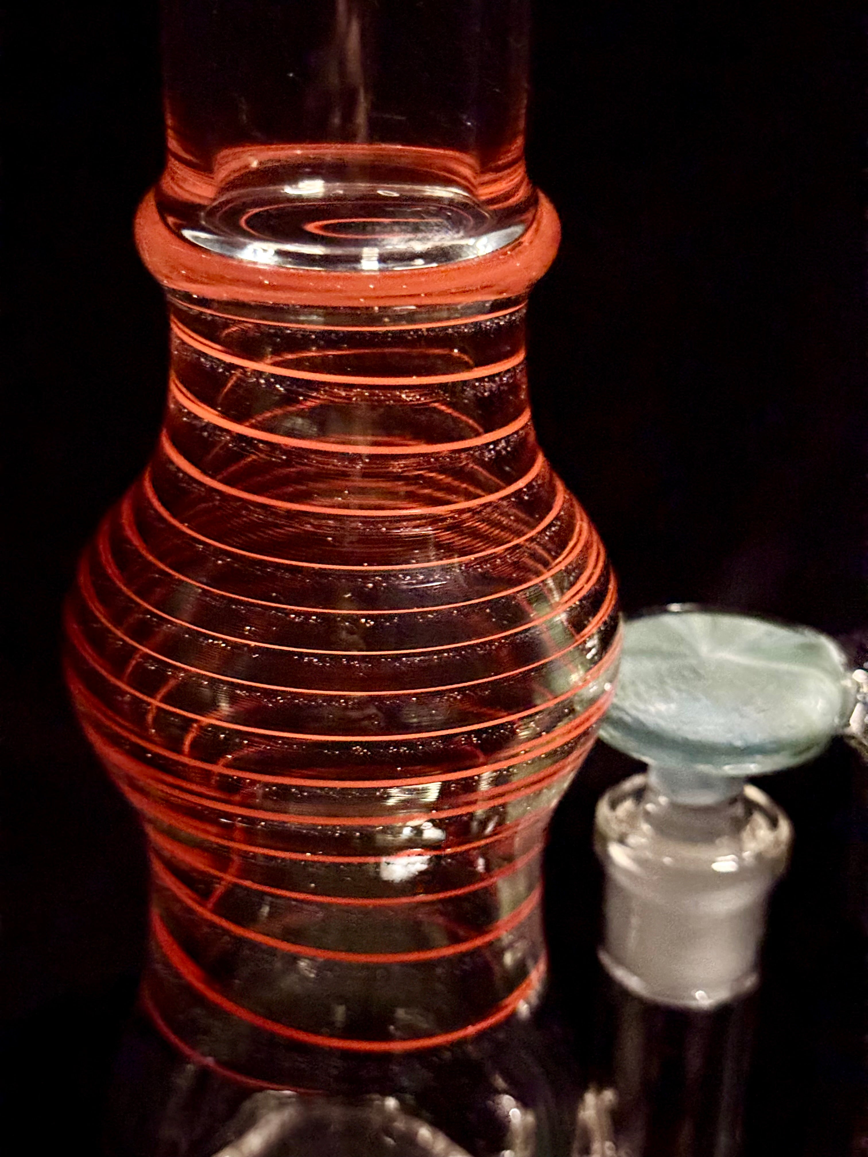 Nemo color twist honeycomb recycler tube with ash catcher