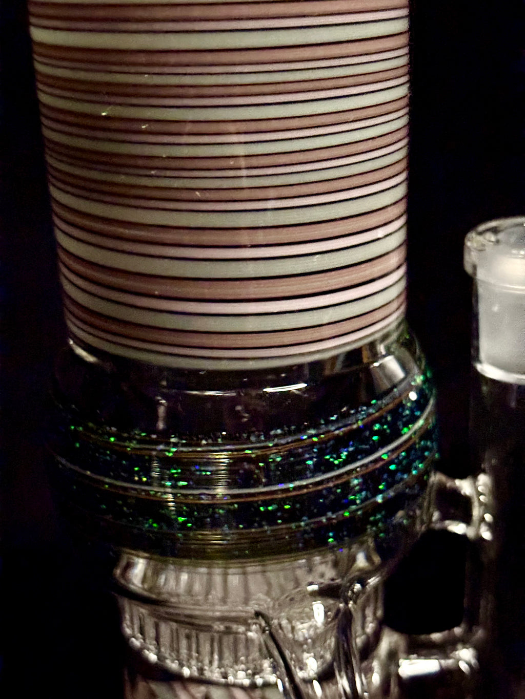 Crushed opal honeycomb Recycler tube with ash catcher