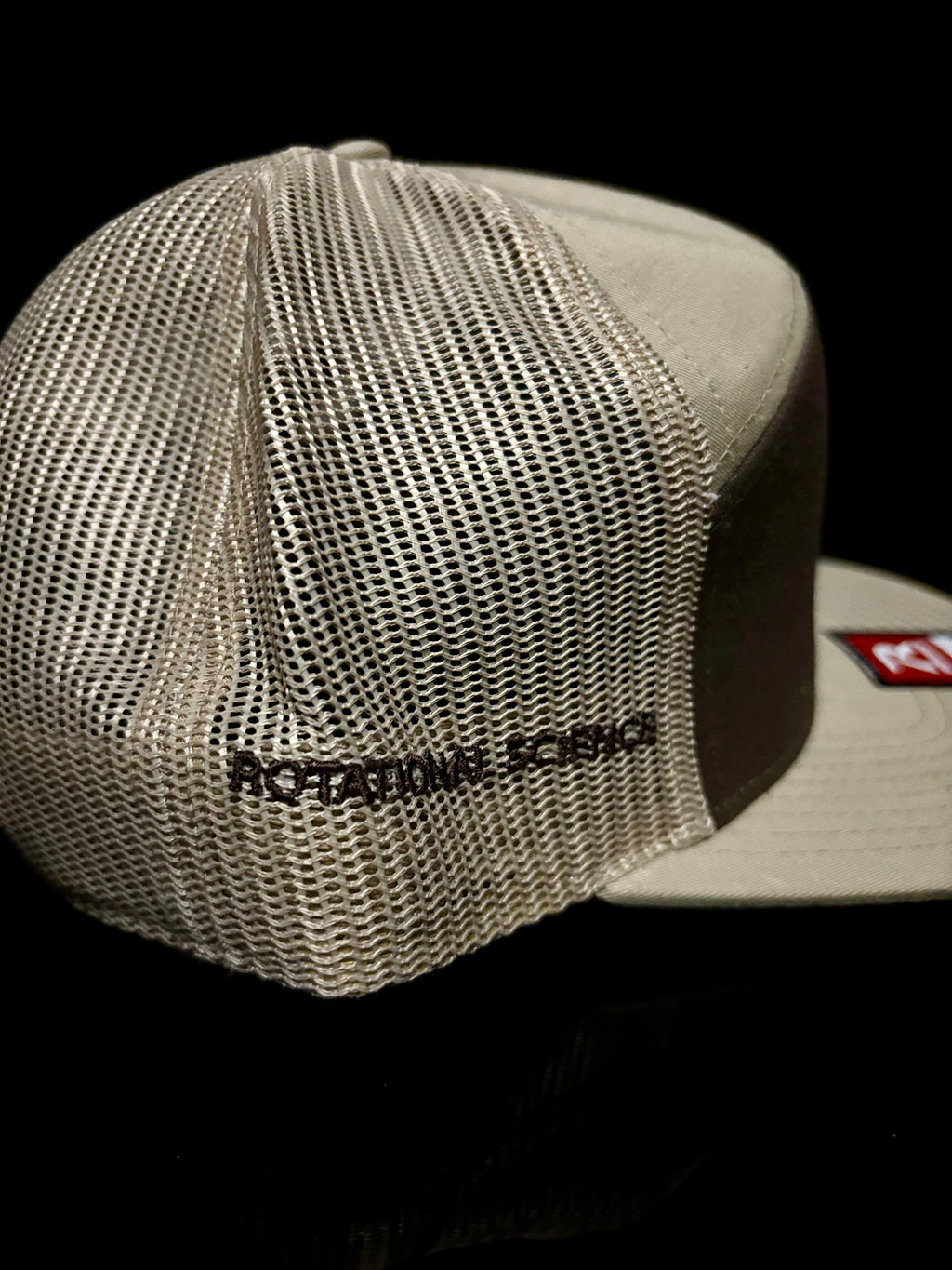 Alt Brown/Khaki with White RS Embroidery Hat