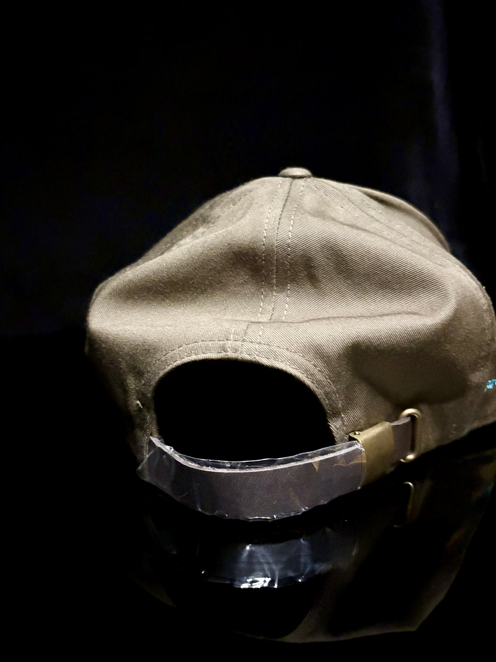 Brown with light blue RS Embroidery Hat