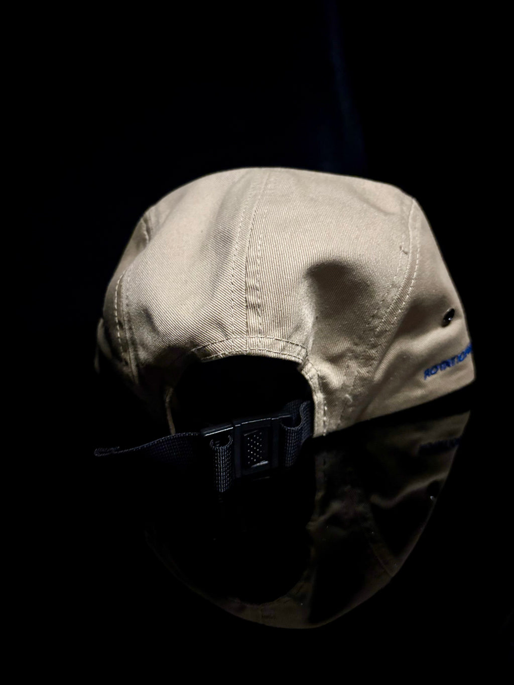 Khaki Classic Jockey with Black RS Embroidery Hat