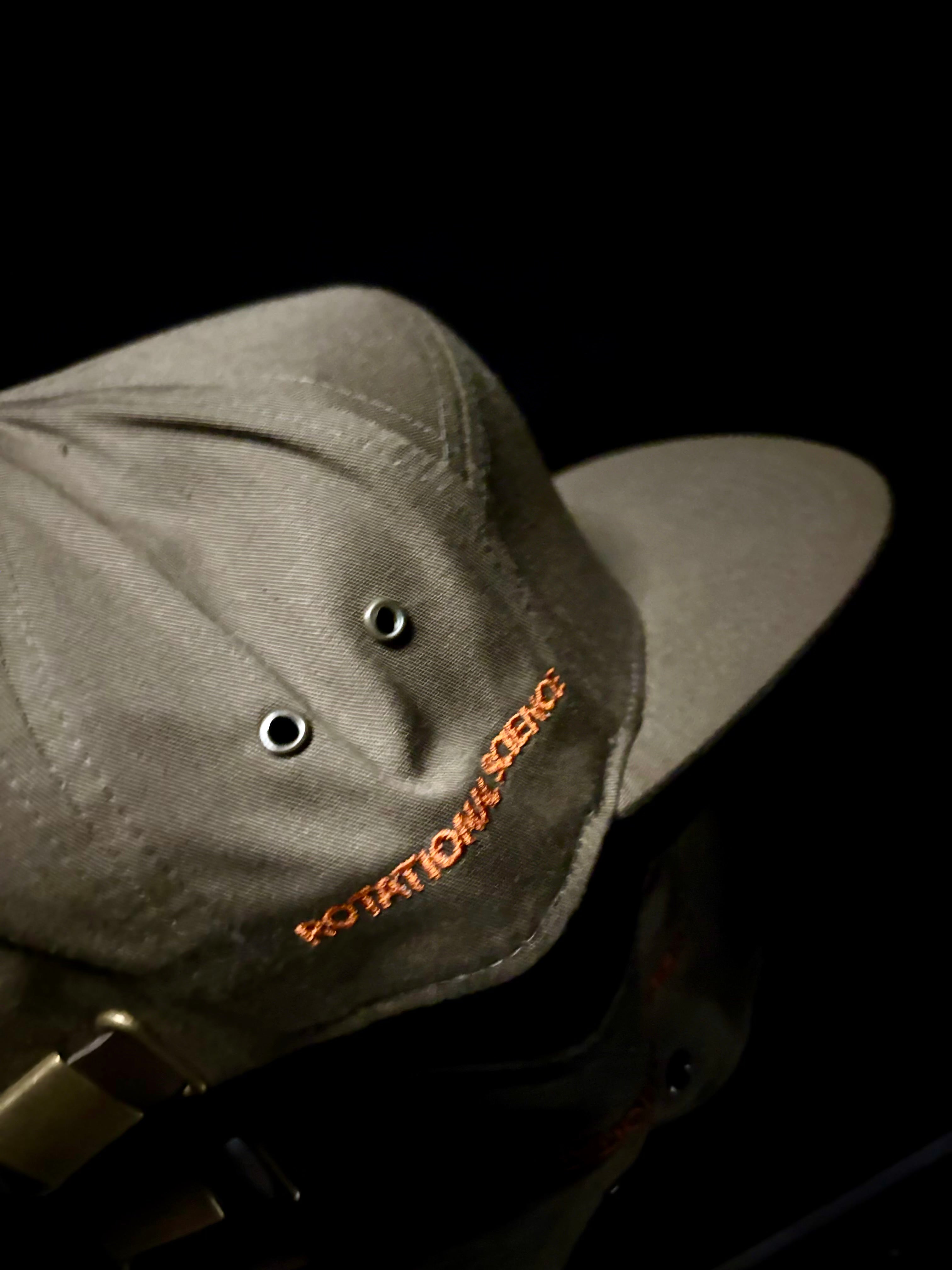 Brown with Orange RS Embroidery Hat