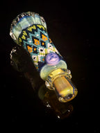 Peyote stitch hand carved chillum