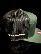Split Dark Green/Black with Tan RS Embroidery Hat
