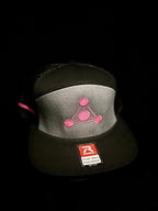 Alt Heather Grey/Black with Pink RS Embroidery Hat