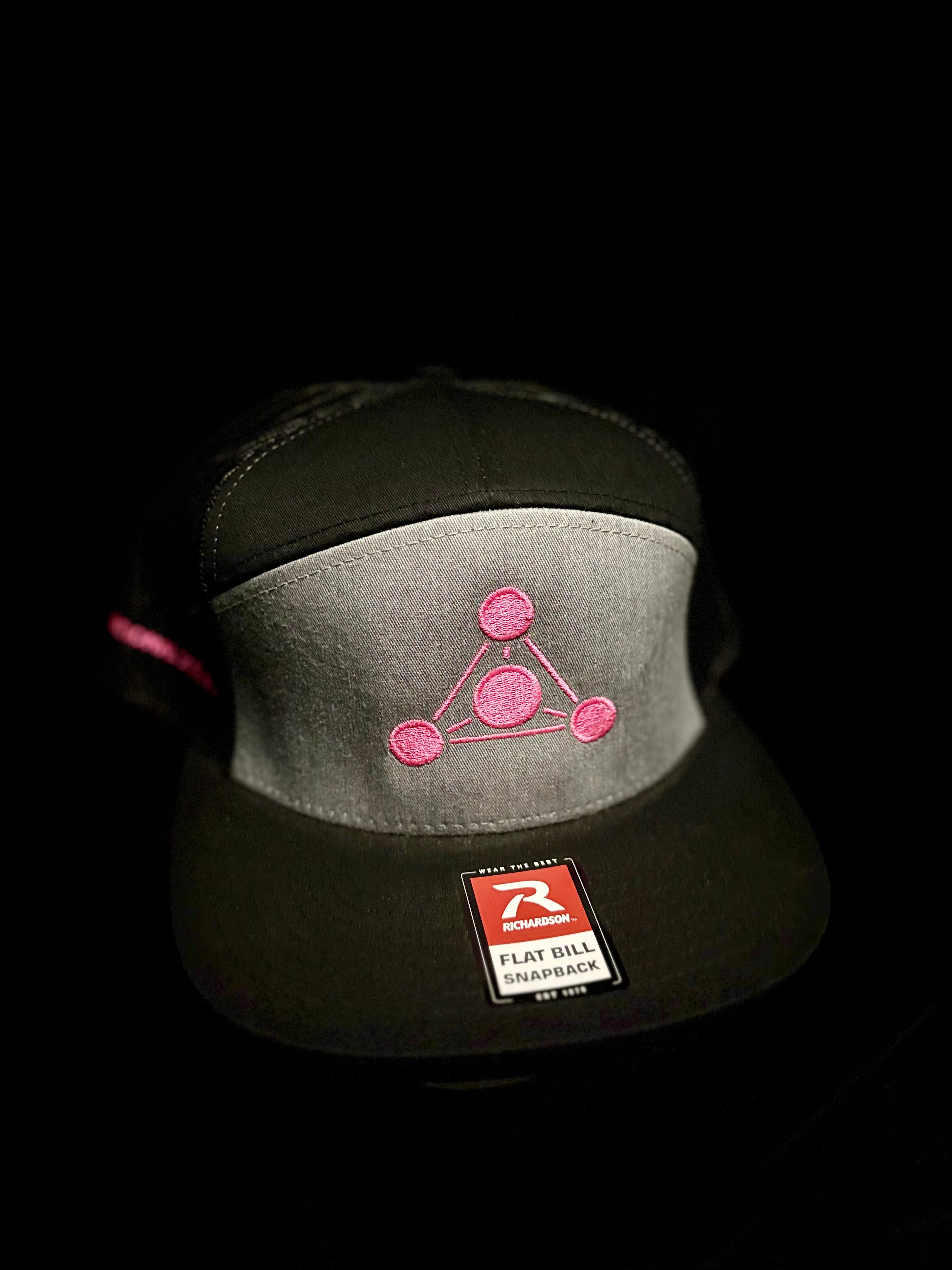Alt Heather Grey/Black with Pink RS Embroidery Hat