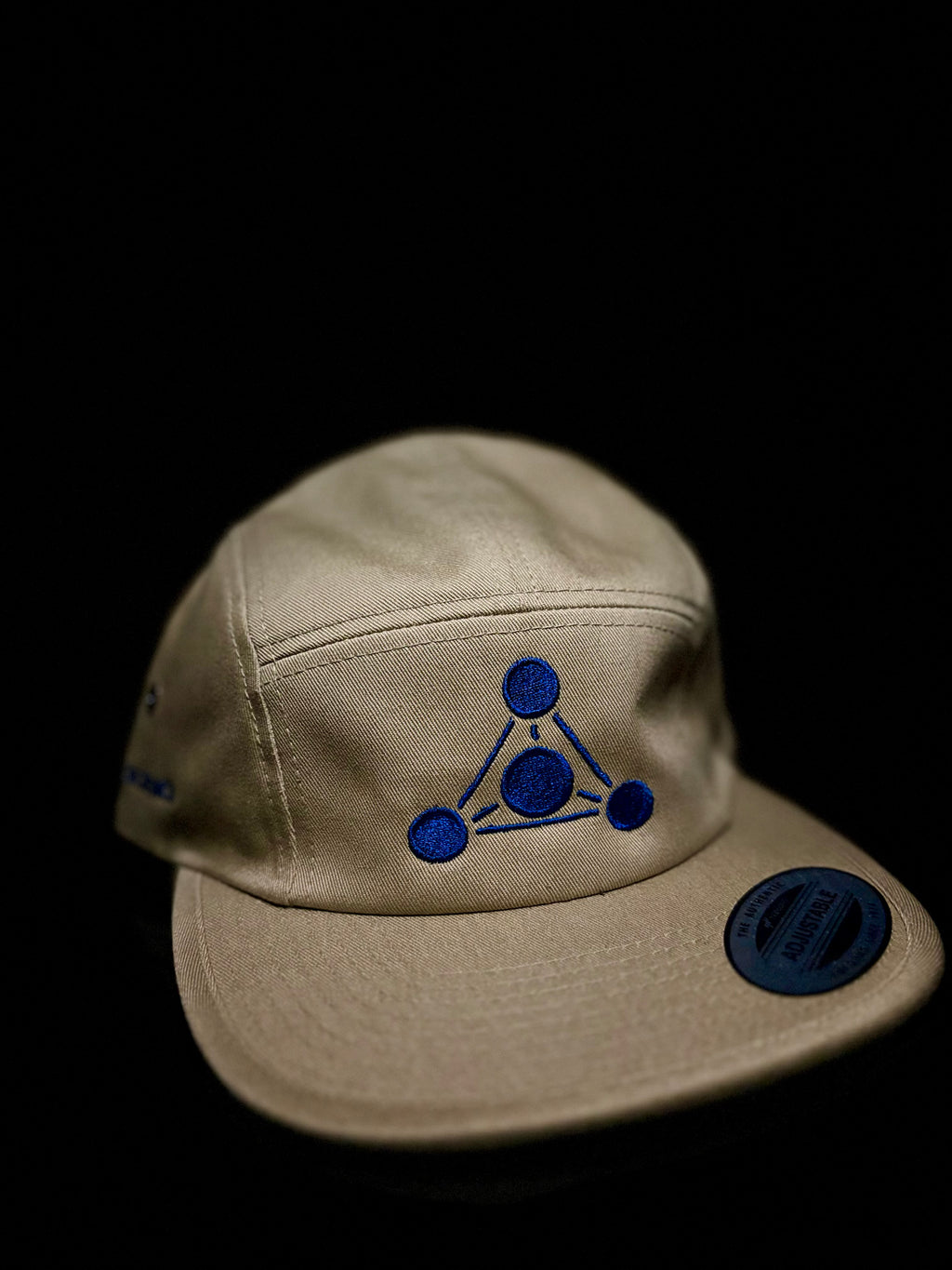 Khaki Classic Jockey with Black RS Embroidery Hat