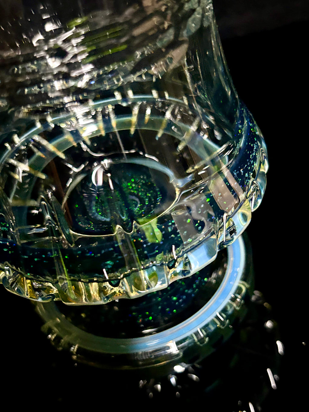 Crushed opal encalmo goblet