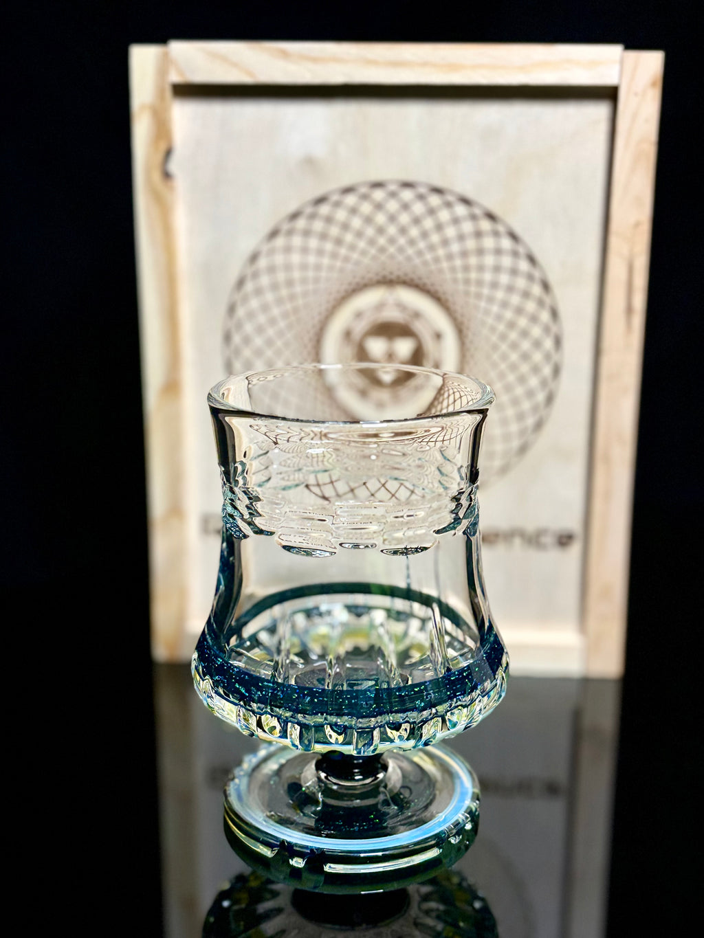 Crushed opal encalmo goblet