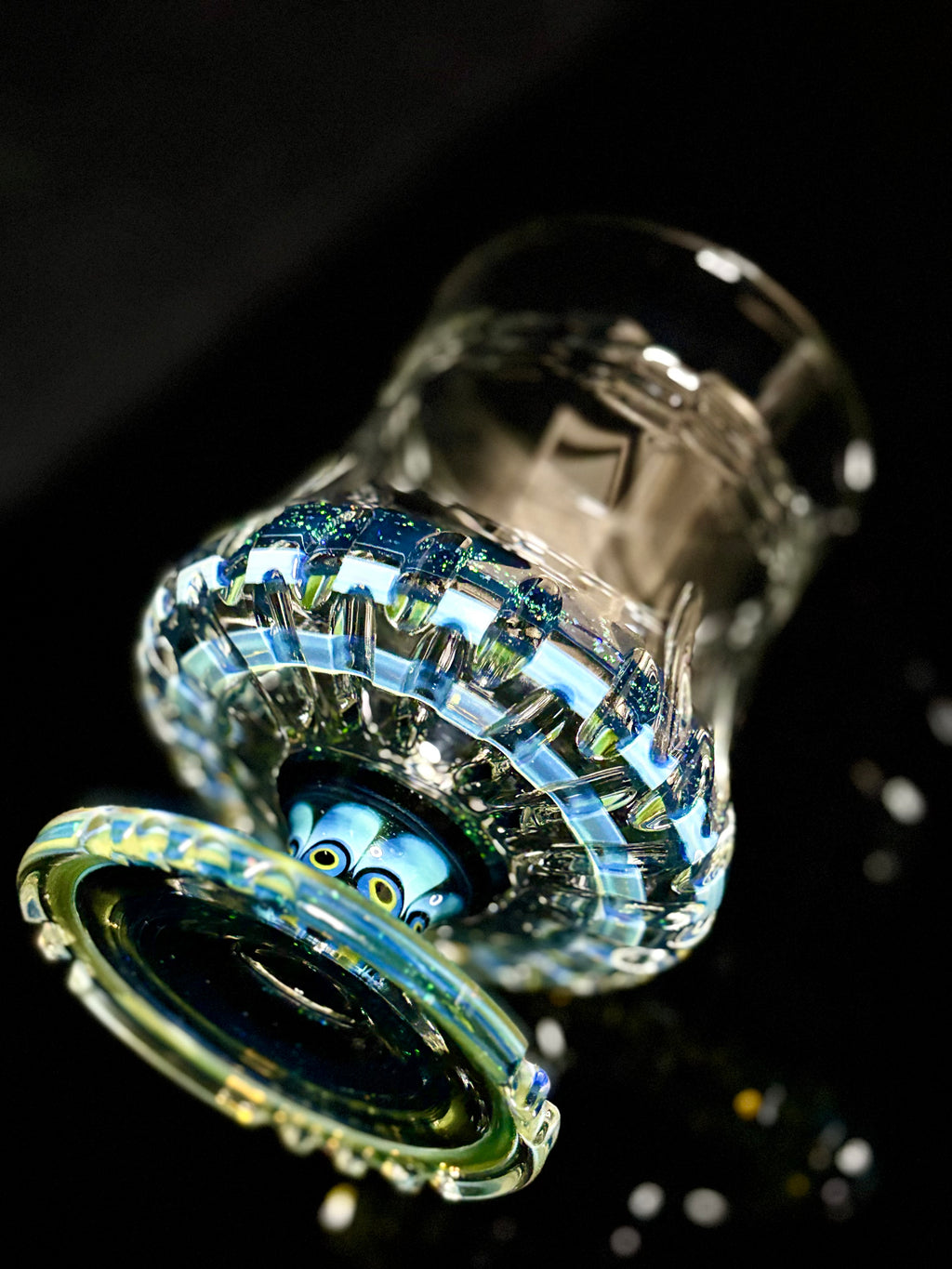 Crushed opal encalmo goblet