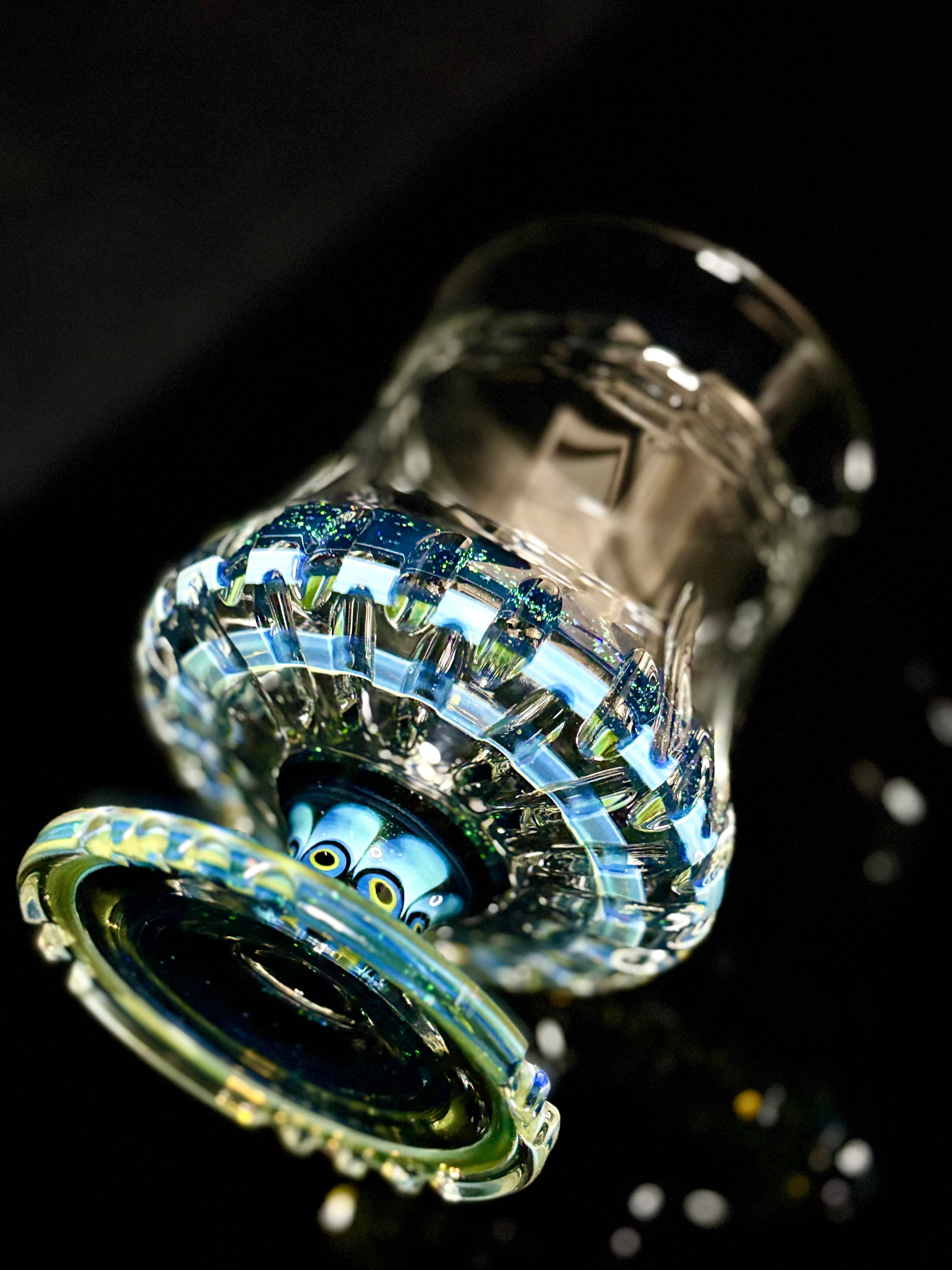 Crushed opal encalmo goblet