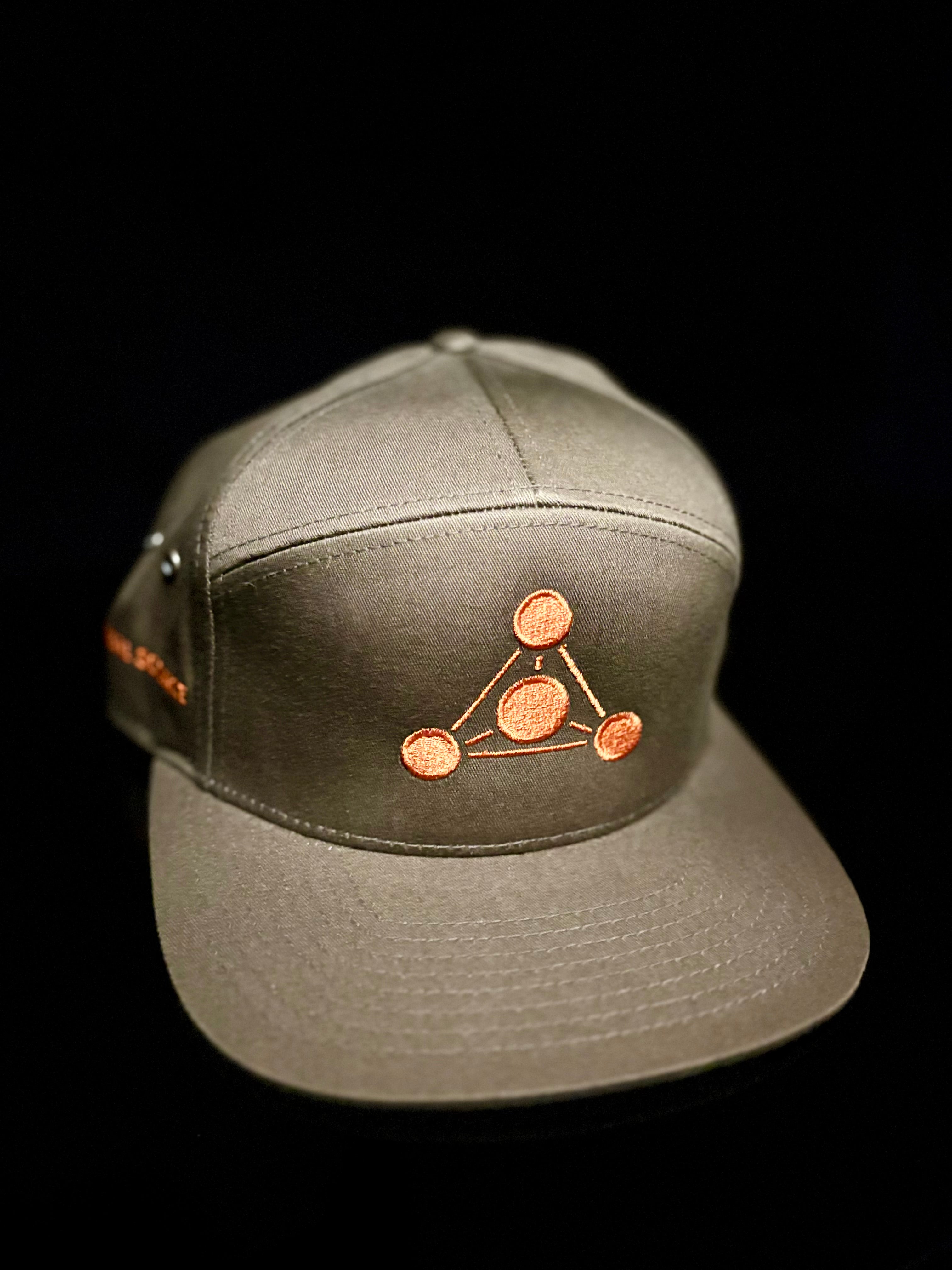 Brown with Orange RS Embroidery Hat
