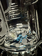 Sand Carved Space Mask Tall Cocktail RS Glass