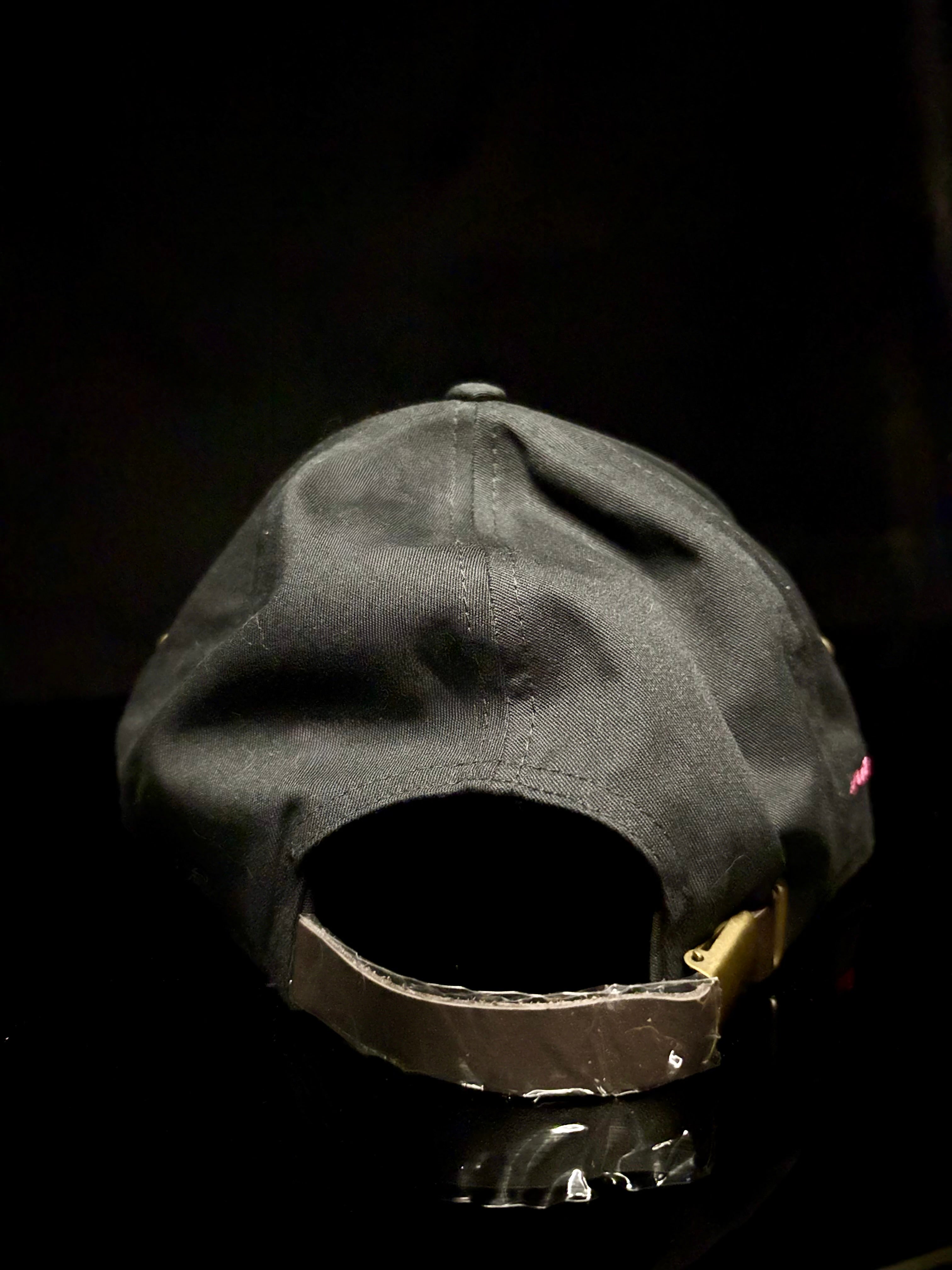Black with Pink RS Embroidery Hat