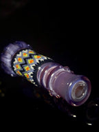 Peyote stitch hand carved chillum