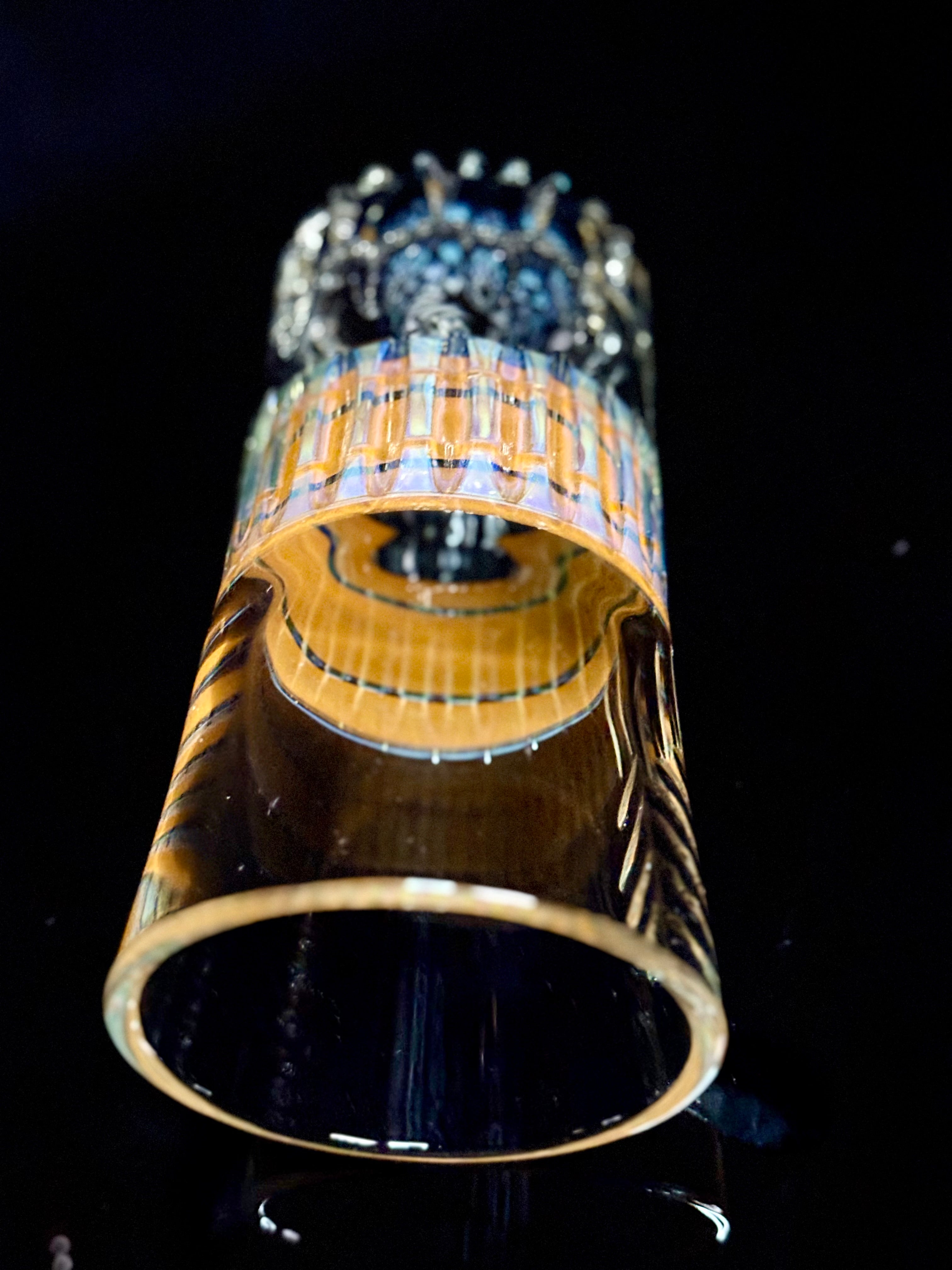 Mystery Adventurine and Lava Reveal Pint