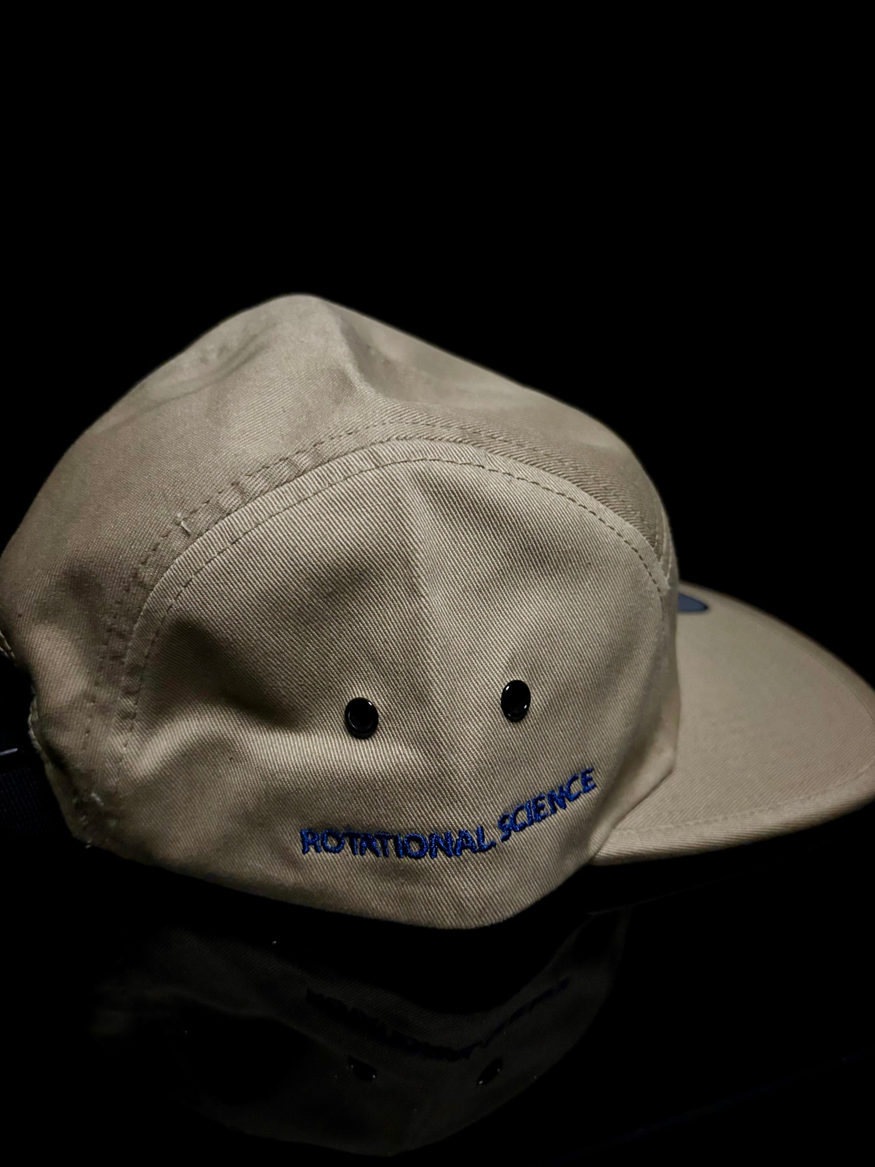 Khaki Classic Jockey with Black RS Embroidery Hat