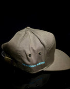 Brown with light blue RS Embroidery Hat