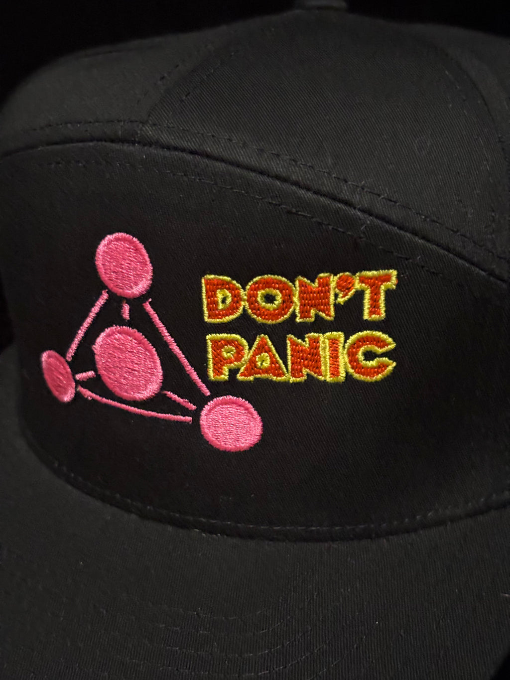 Panic Black and pink RS hat