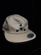 Khaki Classic Jockey with Black RS Embroidery Hat