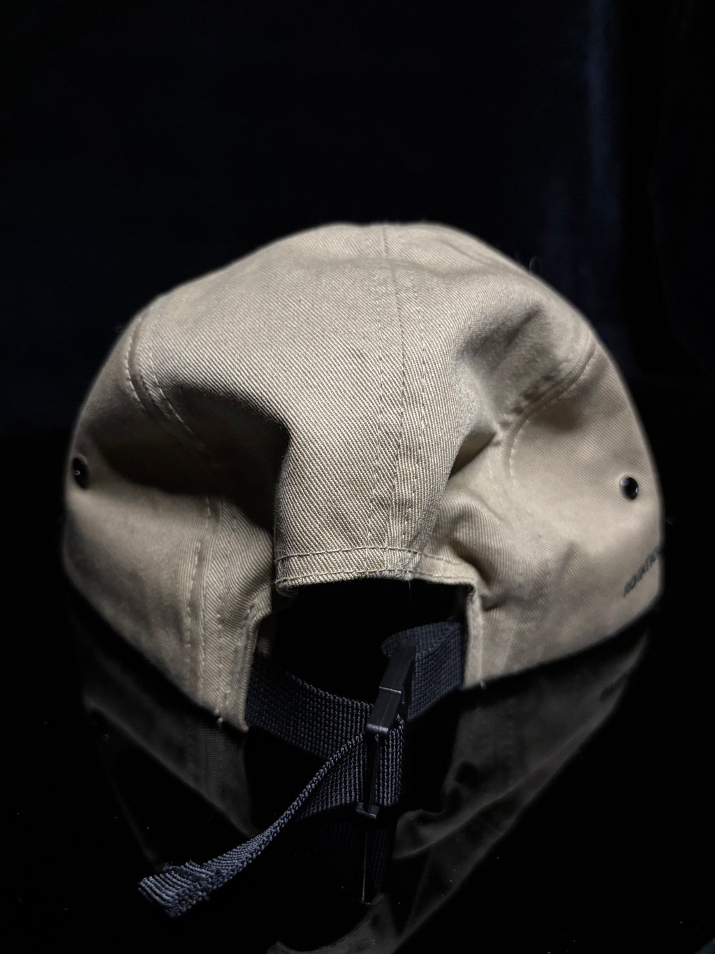 Khaki Classic Jockey with Black RS Embroidery Hat