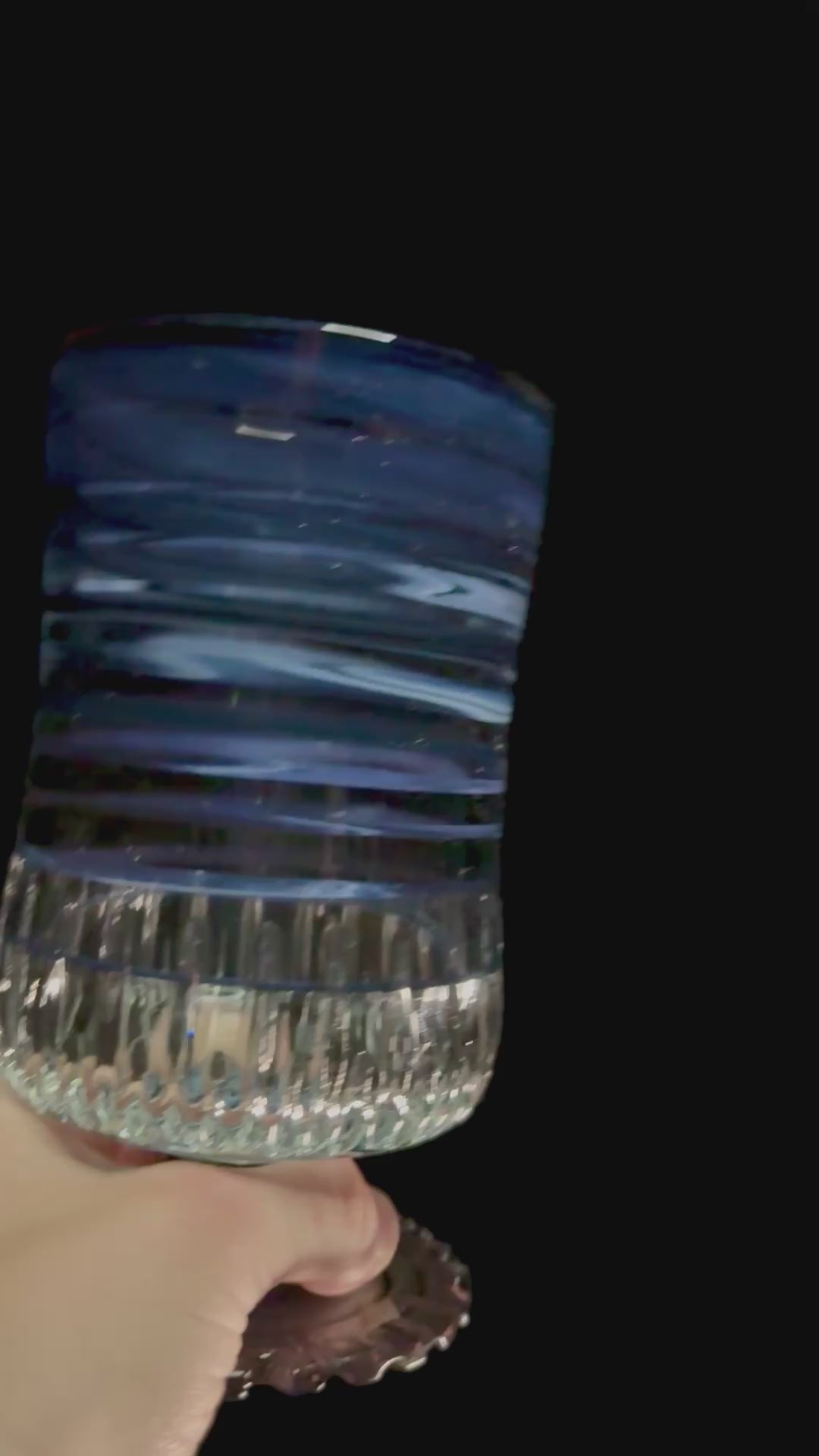 Purple Swirl Chalice