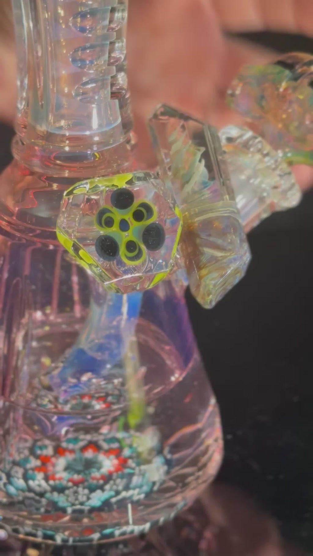 Hand carved mini tube 1